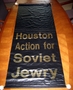 Houston Action for Soviet Jewry Banner, undated